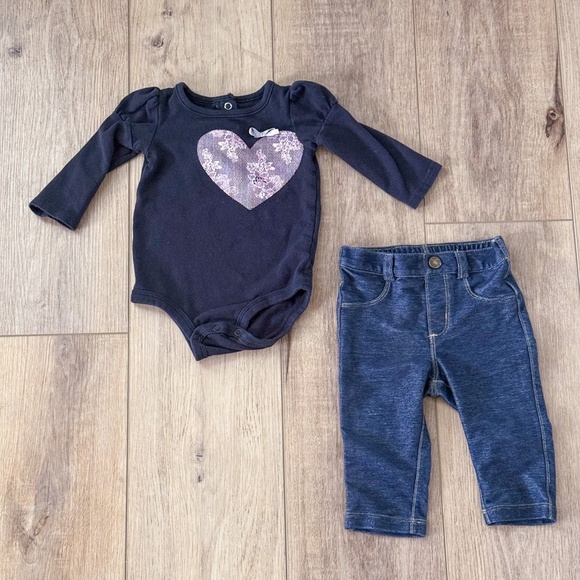 BABY GIRL BOUTIQUE PREPPY AND PRETTY PICTURE PERFECT BUNDLE SIZES 6-12months - Picture 7 of 9